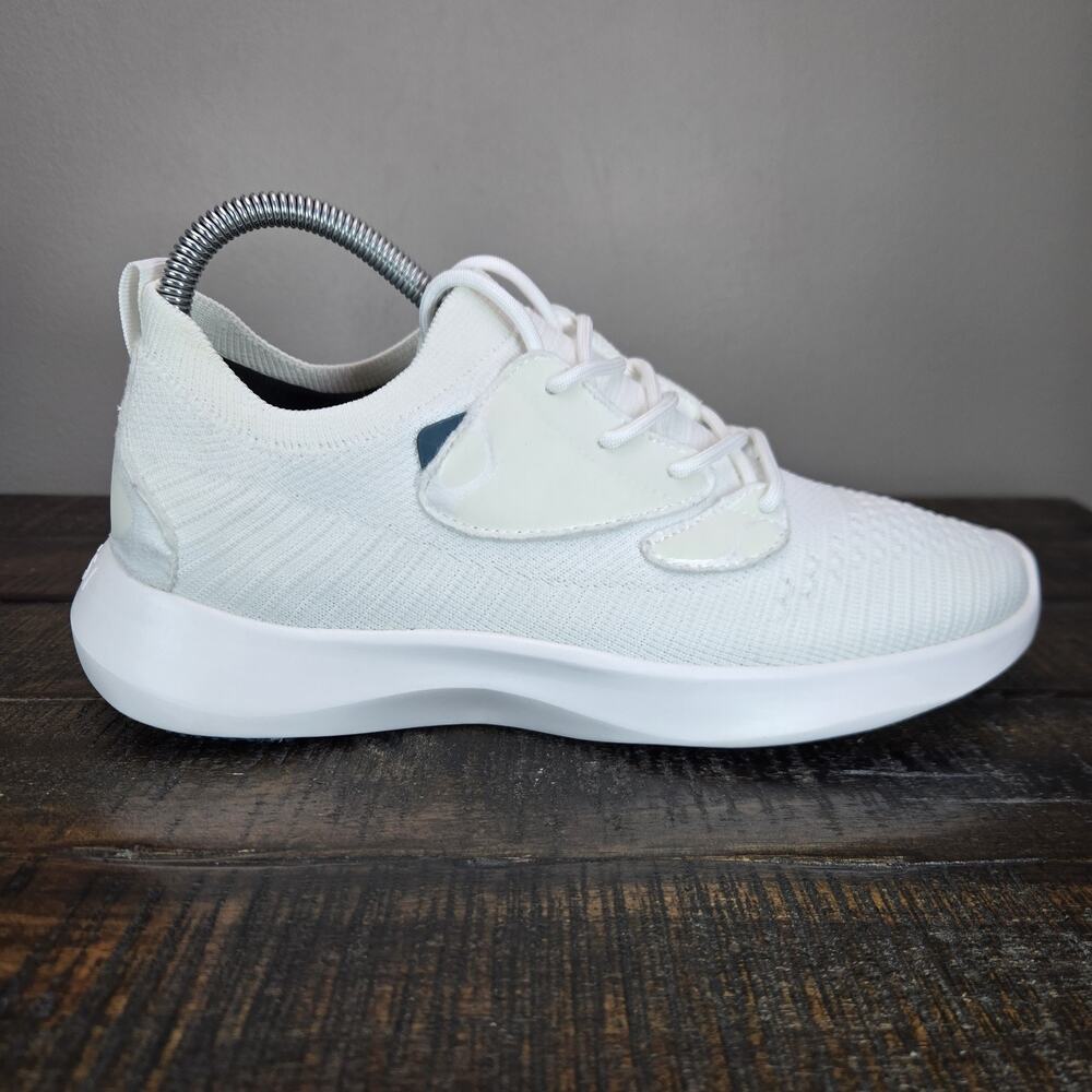 Vessi Everyday Move Lace Up Womens Size 7 Waterproof Shoes Sneakers Polar White - Picture 5 of 12